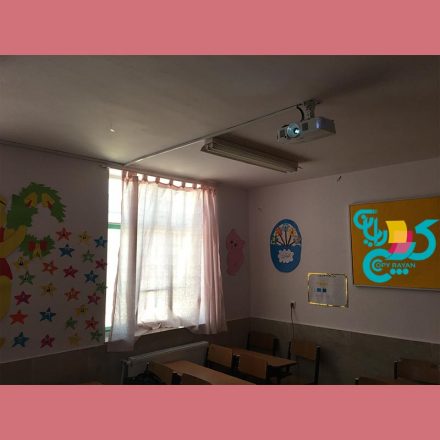 تخته هوشمند پرده نمایش دیتا ویدیو پروژکتور هوشمند سازی مدارس